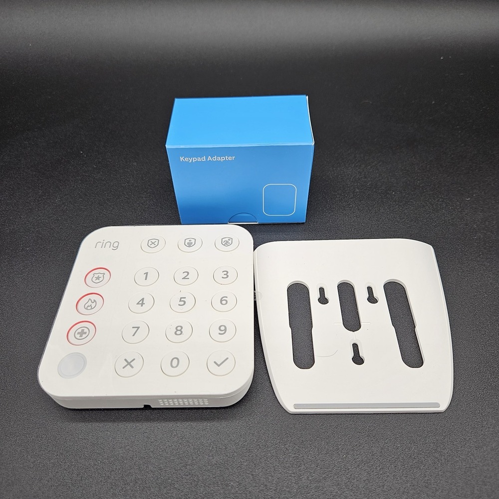 Ring Alarm Keypad 2nd Gen Z-Wave Plus Home Security Replacement 5AT2S7 White